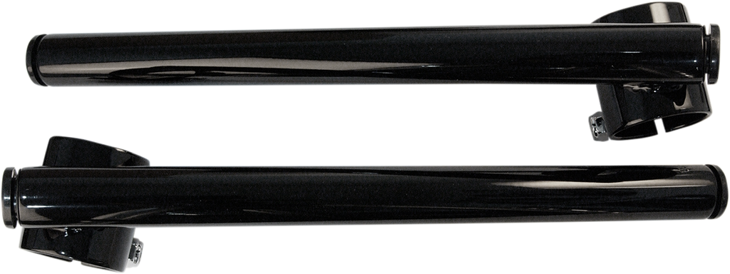 1" Clip-On Handlebar - 39 mm - Dimpled - Black