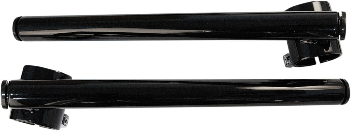 1" Clip-On Handlebar - 39 mm - Dimpled - Black