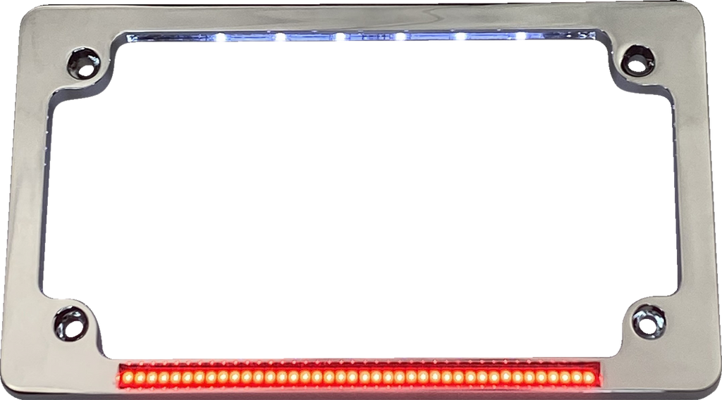 Dual License Plate Frame - Chrome