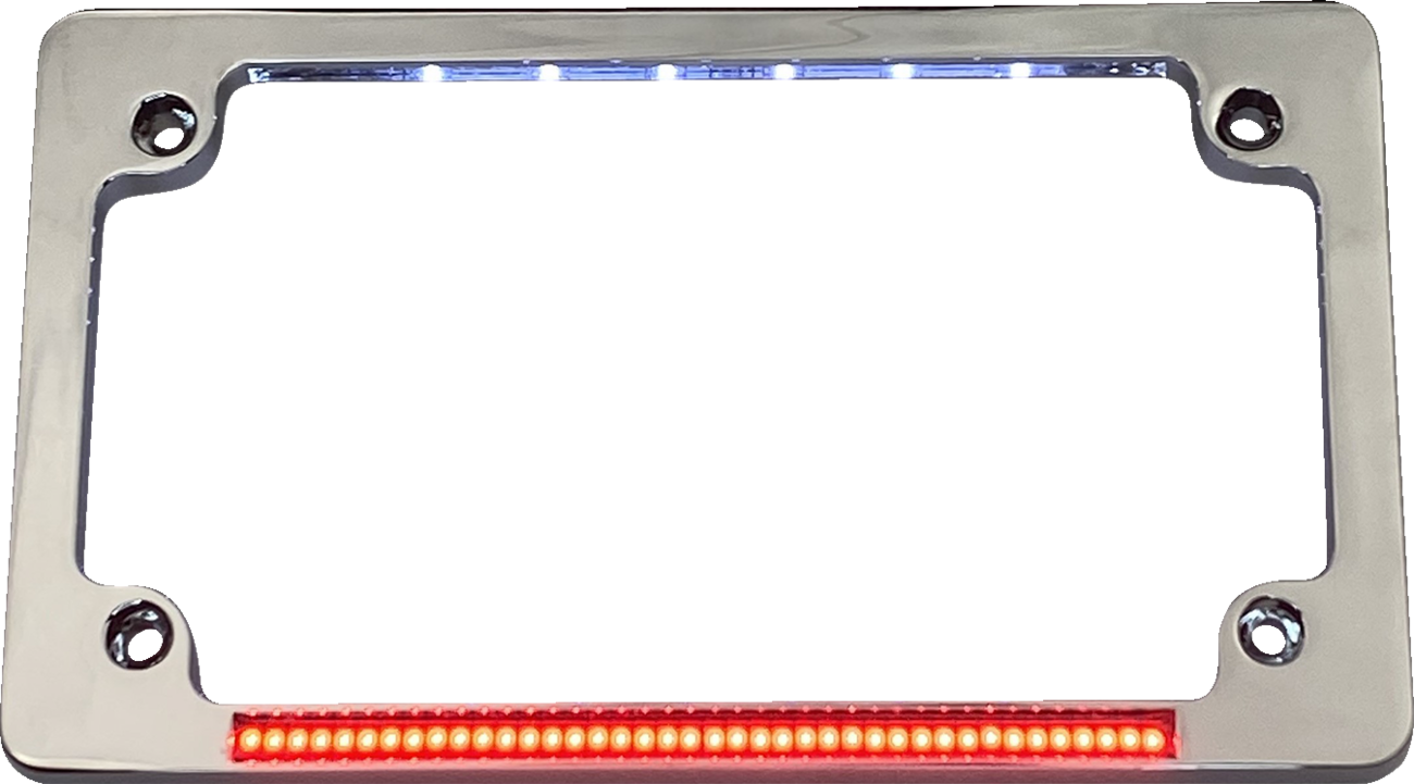 Dual License Plate Frame - Chrome