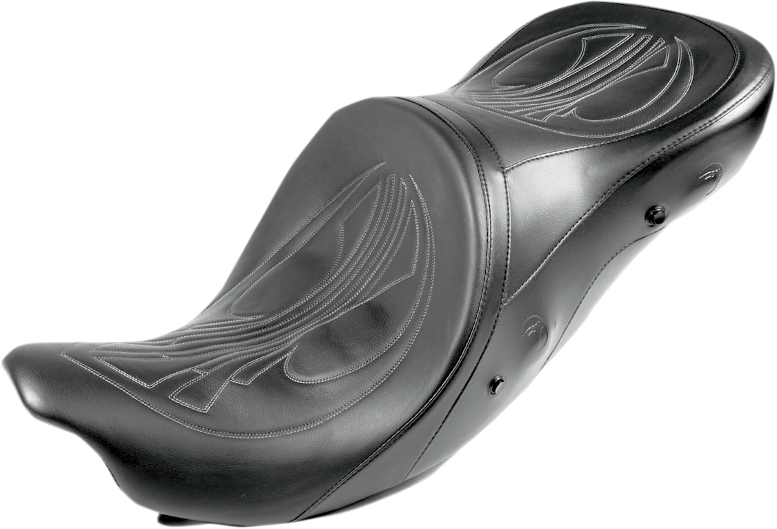 Longhaul 2Up Seat - Double Diamond w/ Charcoal Gray Thread - FL '08-'23