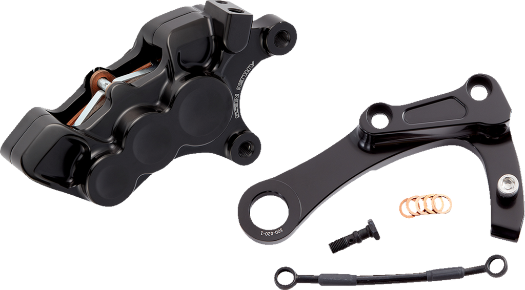 4-Piston Caliper - Rear - Black
