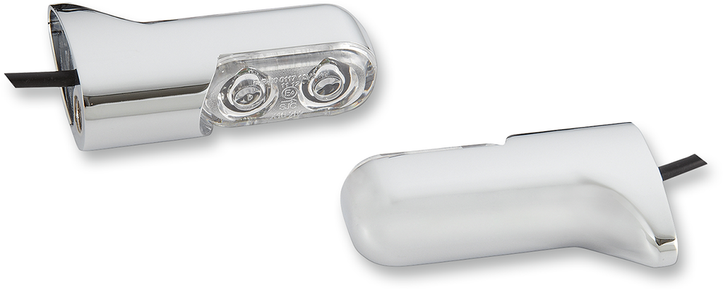 Marker Lights - Amber/Rear - Chrome