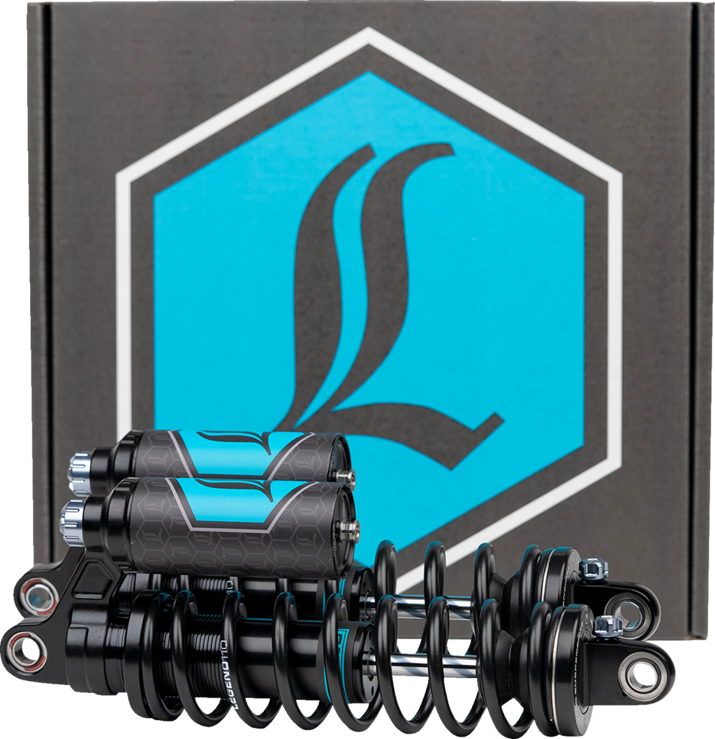 REVO ARC Piggyback Shocks - Standard - Clear - 14" - '04-'22 Sportster