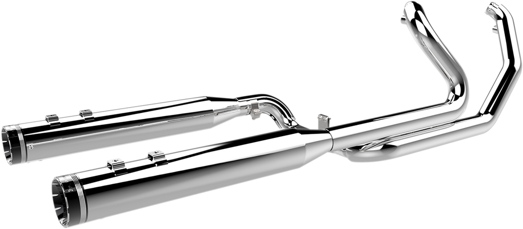 2-into-2 Dominator Exhaust System - Eclipse® - '09-'16 FL - With 4-1/2" Muffler