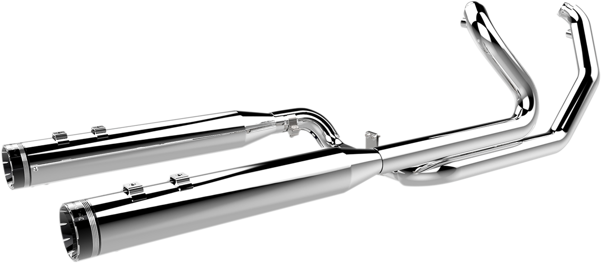2-into-2 Dominator Exhaust System - Eclipse® - '09-'16 FL - With 4-1/2" Muffler