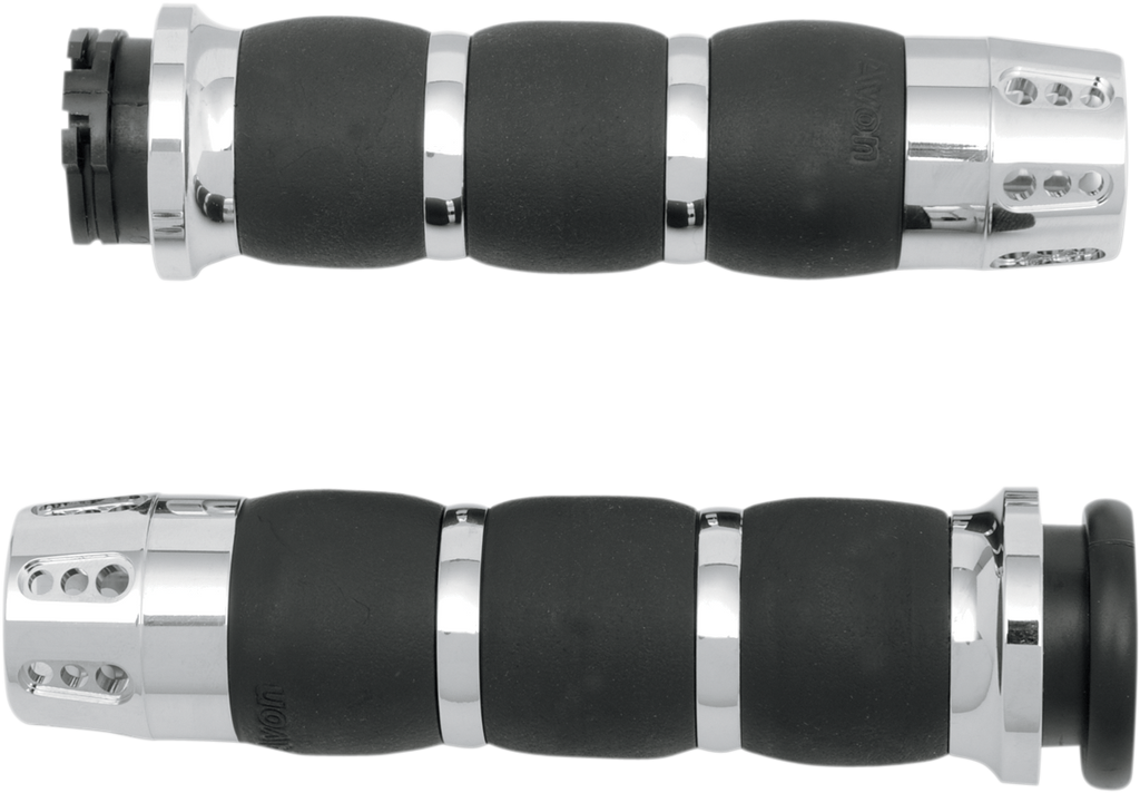 Gatlin Velvet Air Grips - Chrome