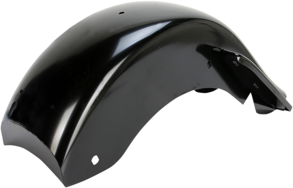 The One Rear Fender - Frenched - Black - Steel
