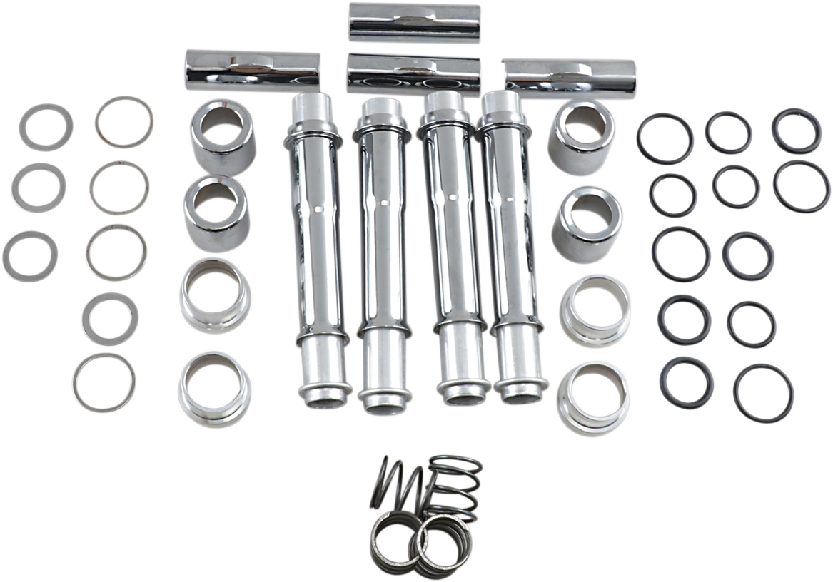 Pushrod Cover Conversion and Adapter Kit - Chrome -XL