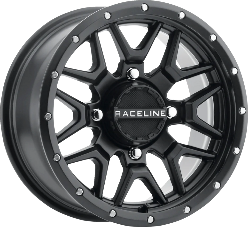 Wheel - Krank - Simulated Beadlock - Front/Rear - Red - 14x7 - 4/156 - 5+2 (+10 mm)