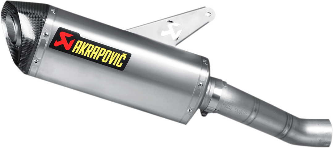 Slip-On Line Muffler - Titanium - Black