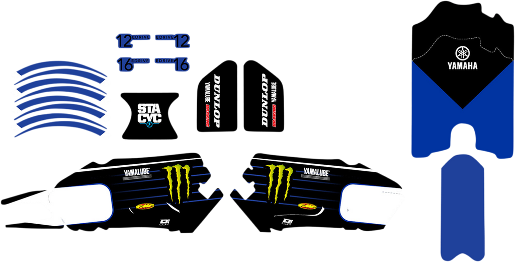 STACYC™ Stability Cycle Graphic Kit - 12" & 16" - Star Yamaha