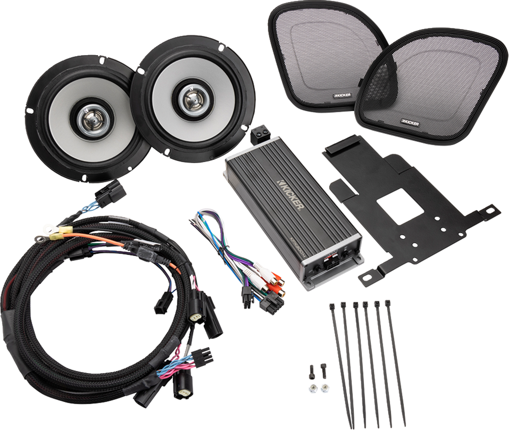 6-1/2" Speaker/300 W Amplifier Kit - Harley Davidson