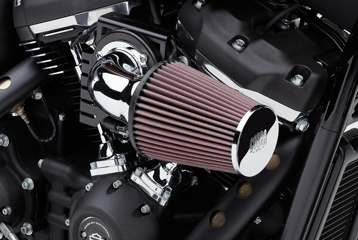 Cone Air Intake Kit - Chrome - Softail