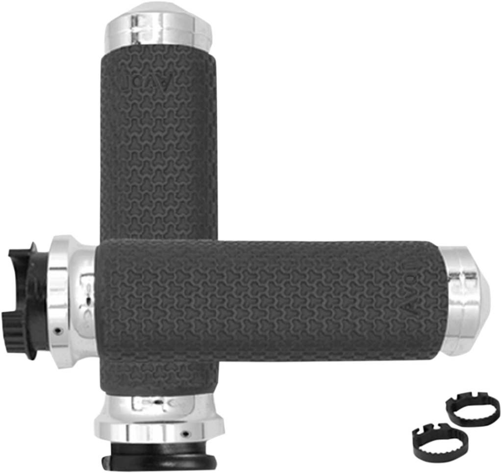 Memory Foam Grips - Medium - Scout - Chrome