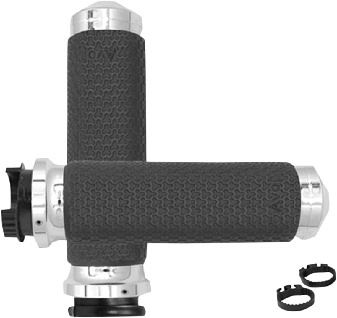 Memory Foam Grips - Medium - Scout - Chrome