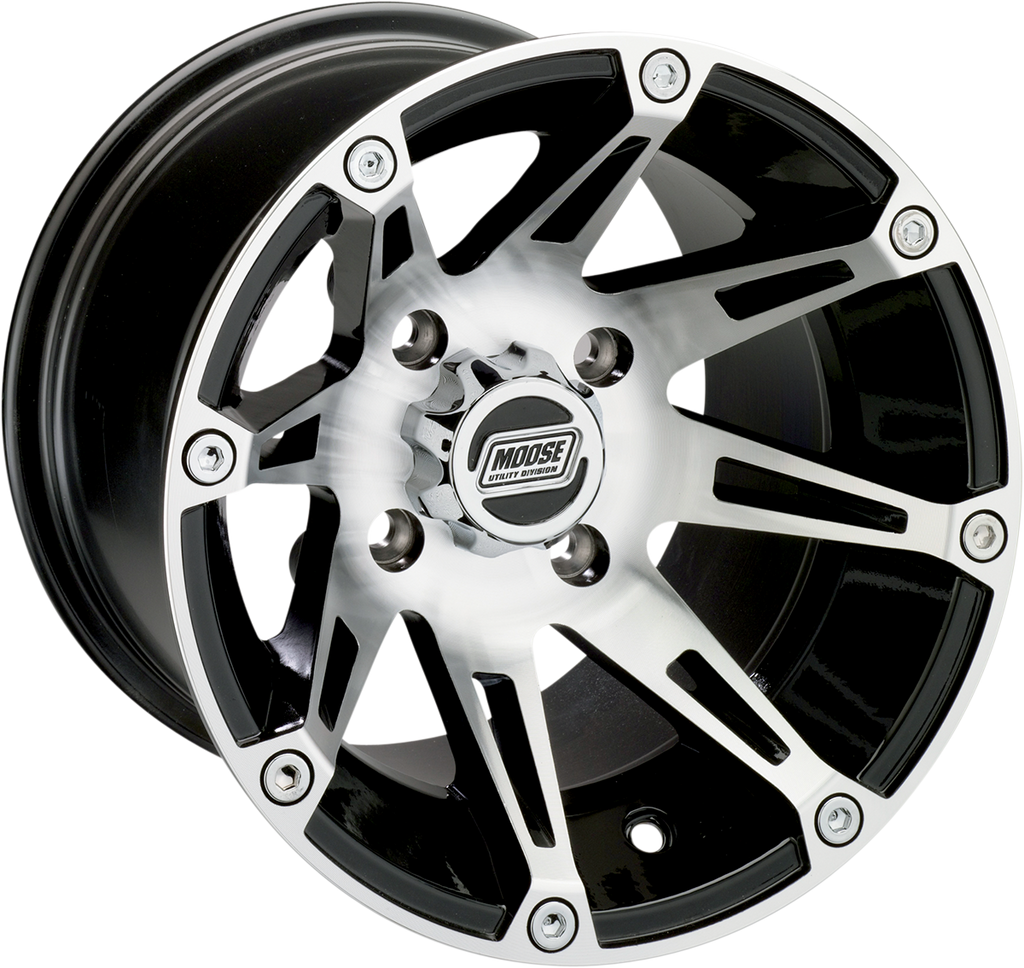 Wheel - 387X - Rear - Black - 12x8 - 4/110 - 2+6