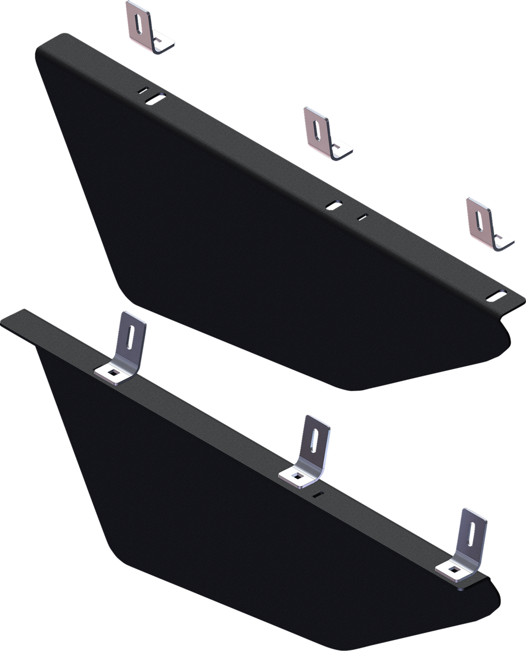 Rear Lower Doors - Black - Talon 1000-4