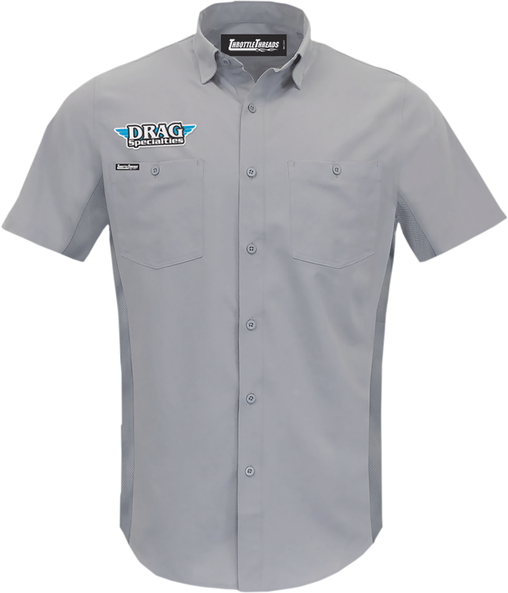 Drag Specialties Vented Shop Shirt - Black - 4XL