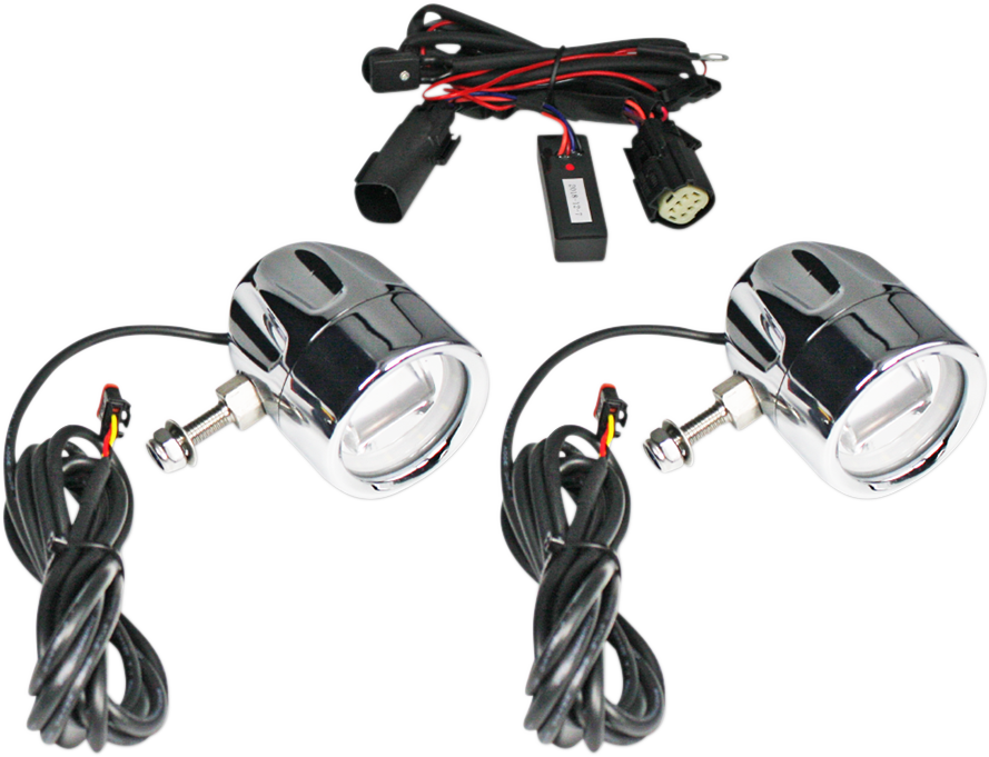 LED Fog Light - Indian - Chrome