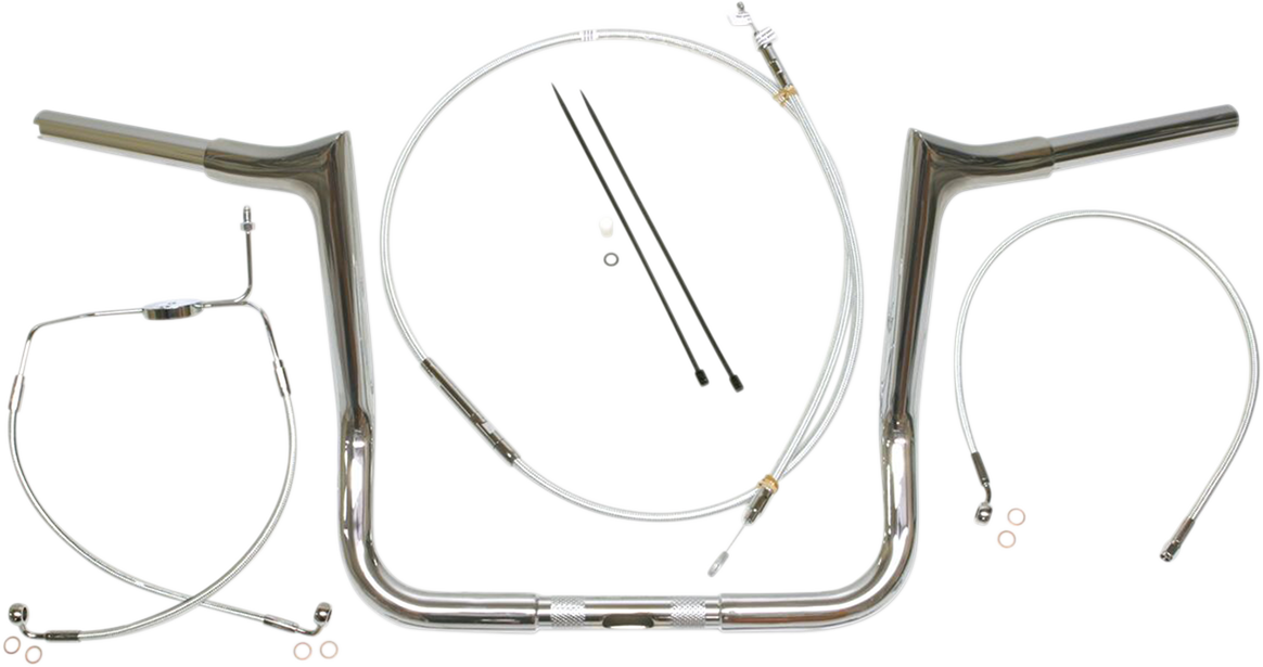 1-1/4" Viking Handlebar Installation Kit - 12" - Black Pearl™