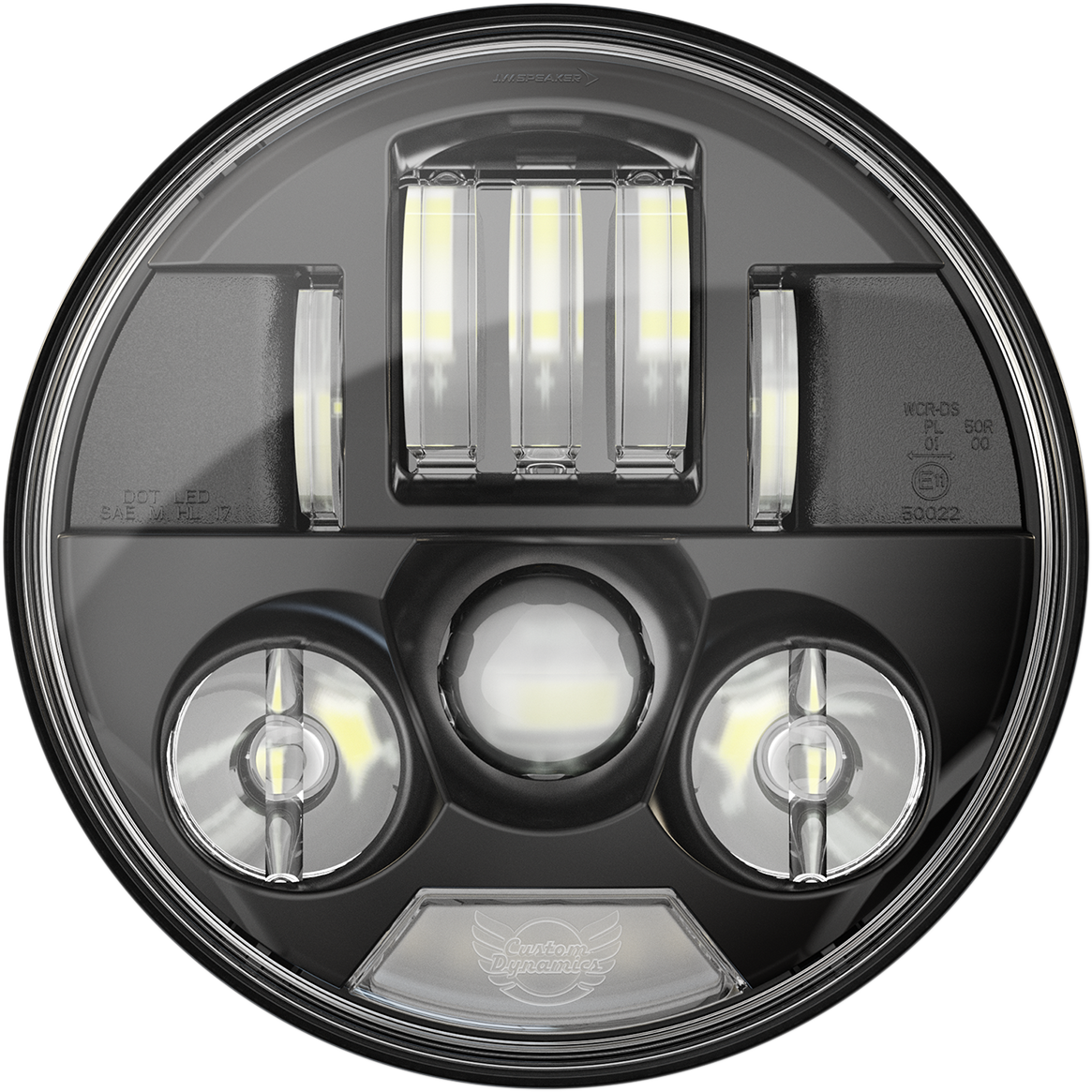 7" Probeam® LED Headlamp - Chrome - Indian