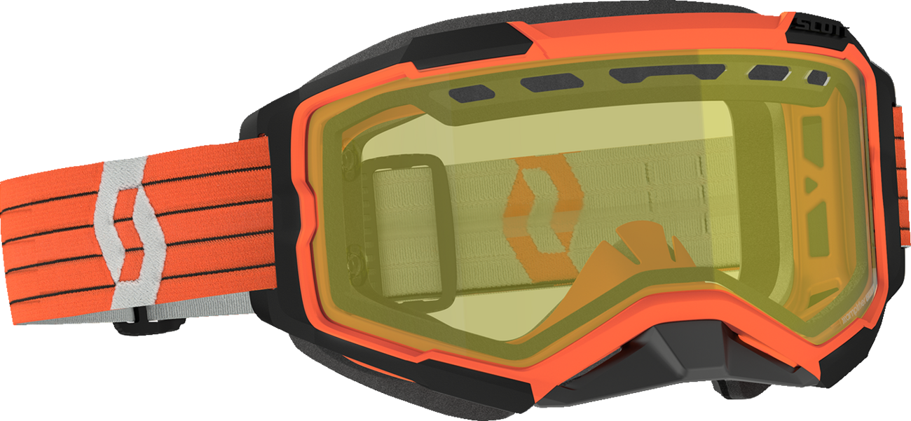 Fury Snow Cross Goggle - Blue/Black - Enhancer Blue Chrome Lens