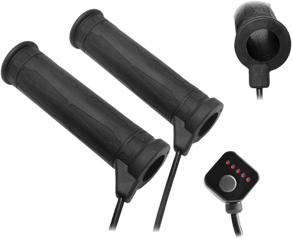 5 Level Thumb Throttle Heated Grips - 7/8"