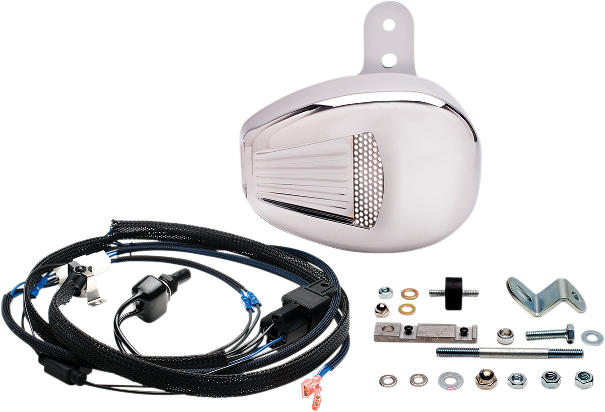 Forceflow Cylinder Head Cooler Kit - Chrome - Twin Cam Touring