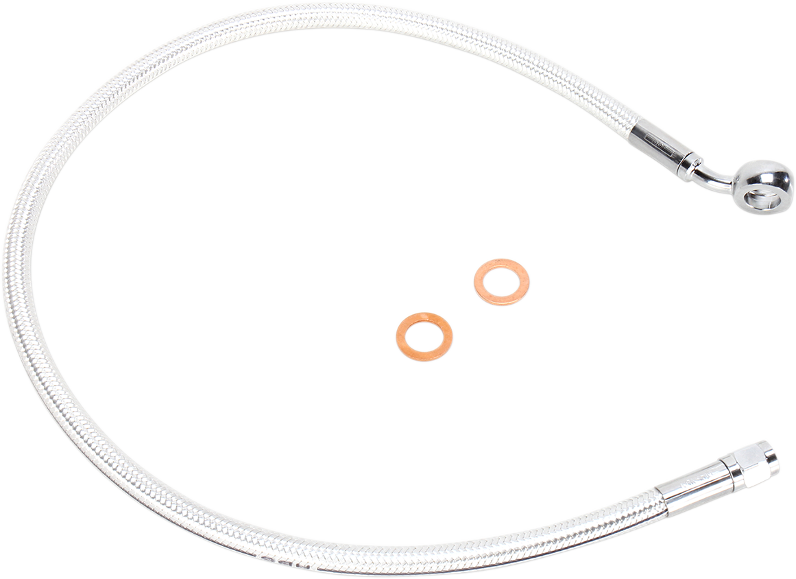 Brake Line - 10mm-Straight - 22" - Black Pearl