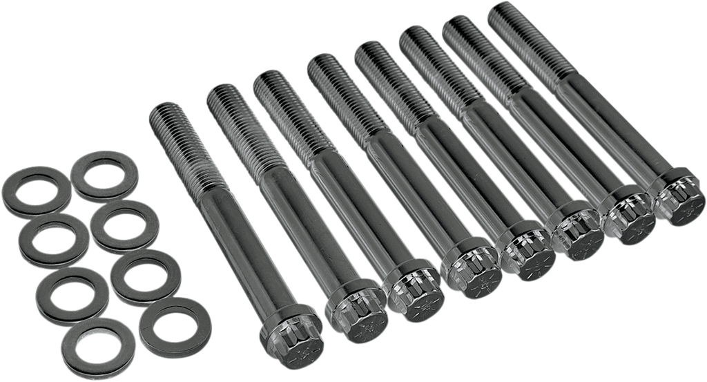 Hardware Kit - Motor Case Studs - Chrome - '70-'78 Harley-Davidson