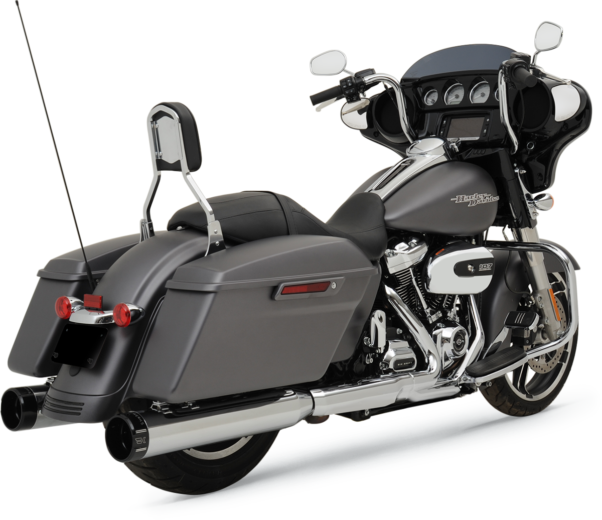 4-1/2" HP-Plus® Slip-On Mufflers - Black with Klassic - Touring