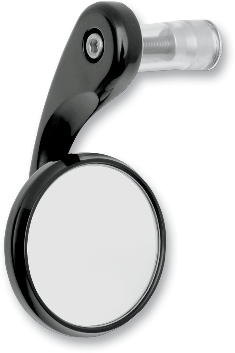 Mirror - Shooter - Side View - Round - Black - Left