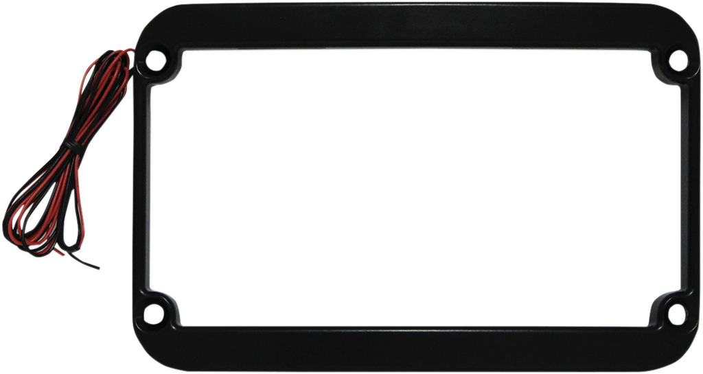 License Plate Frame - LED - Chrome