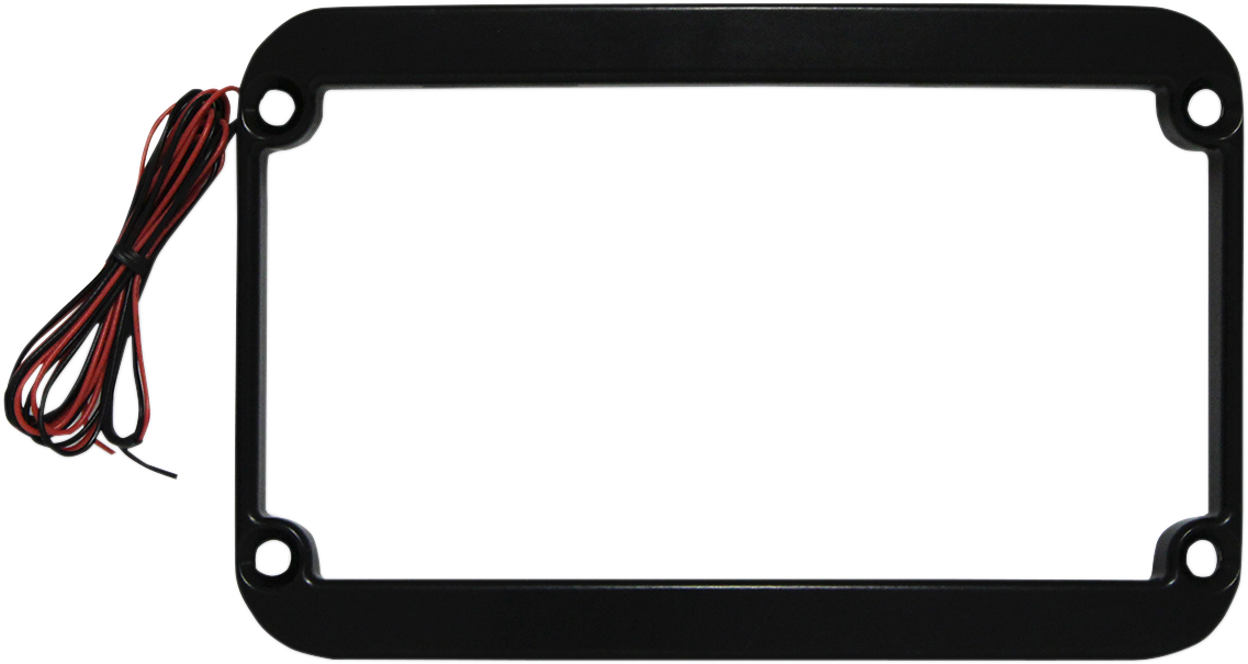 License Plate Frame - LED - Chrome