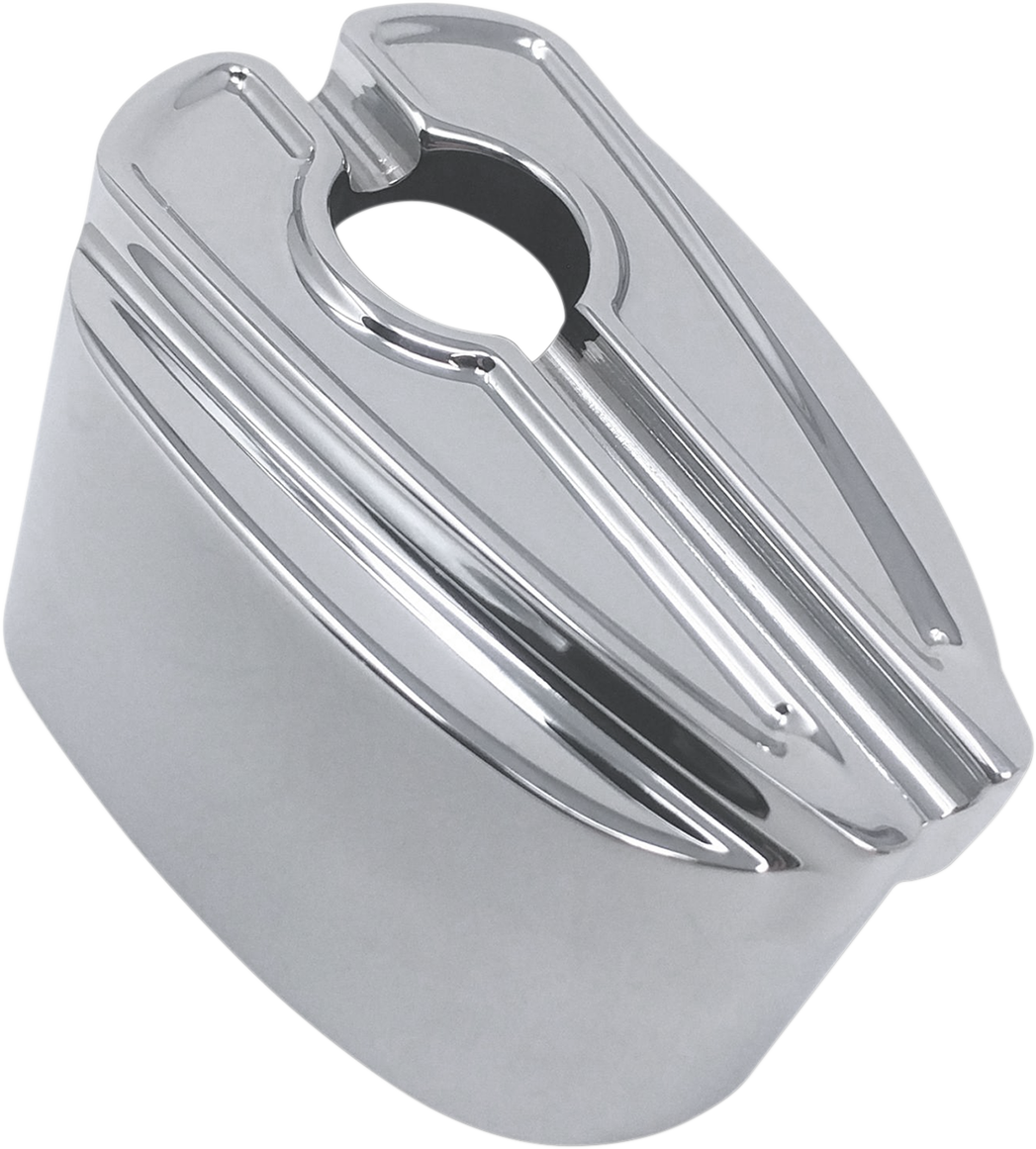 Cover - Ignition Switch - Finned - Black