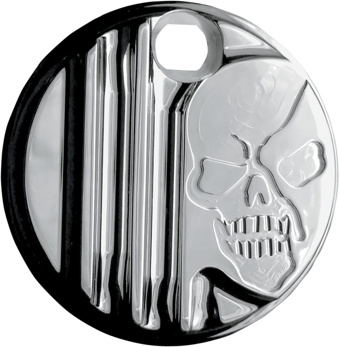 Fuel Door - Finned - Gloss Black