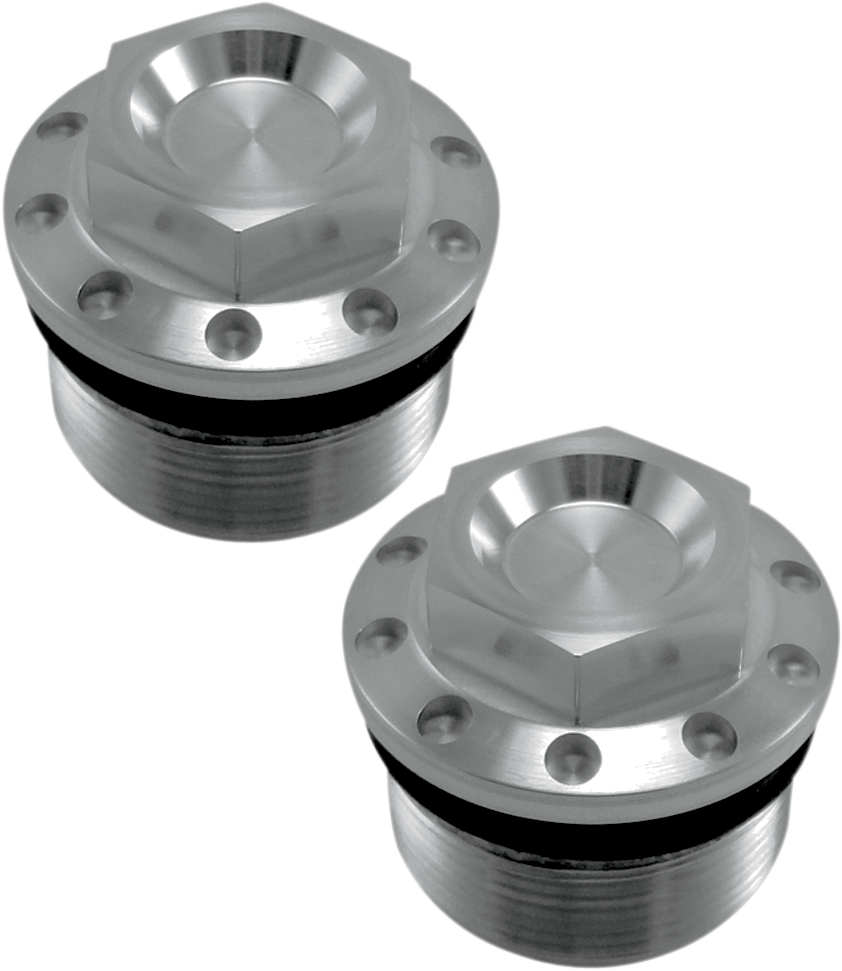 Fork Tube Caps - 39 mm - Black
