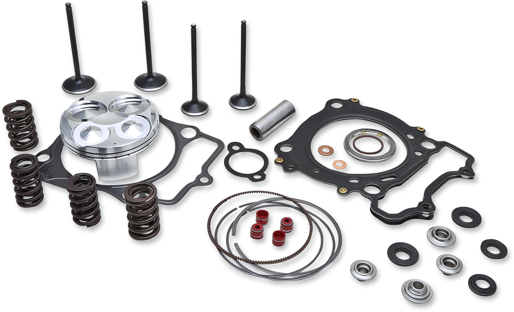 Top End Kit - White Diamond® Valves with Piston Kit - Yamaha WR450F/YZ450F