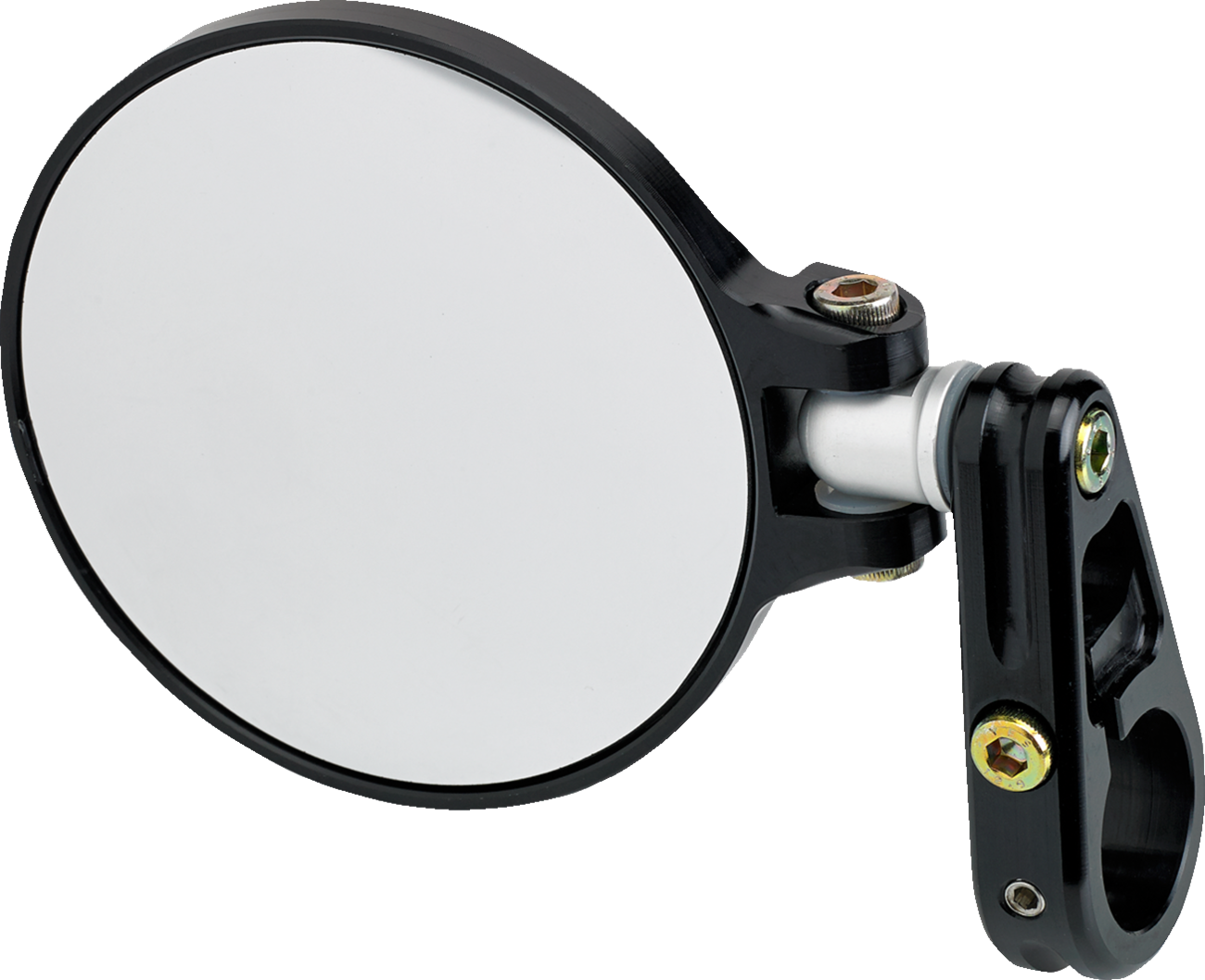 Mirror - Cafe Racer - Side View - Round - Black - 3-1/4"
