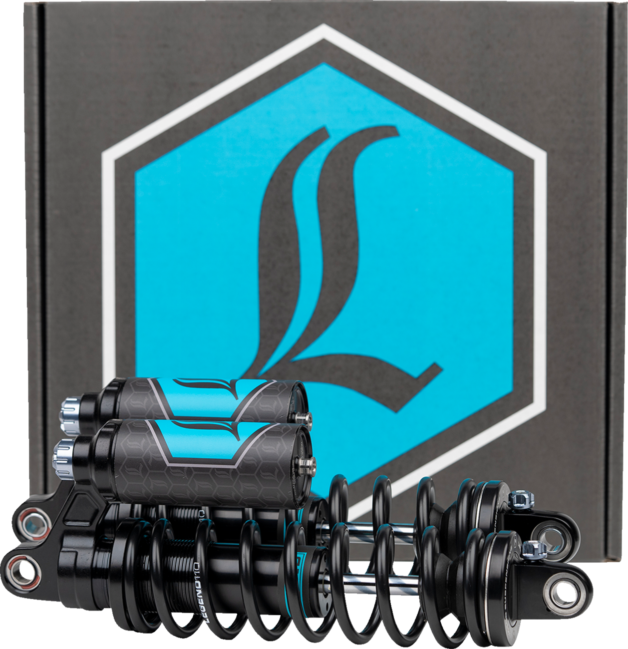 REVO ARC Piggyback Shocks - Heavy Duty - Black - 14" - '04-'22 Sportster