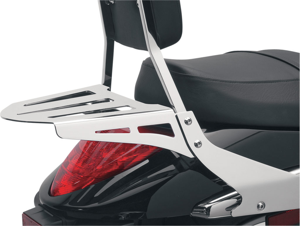 Sissy Bar Luggage Rack - Chrome - Tubular