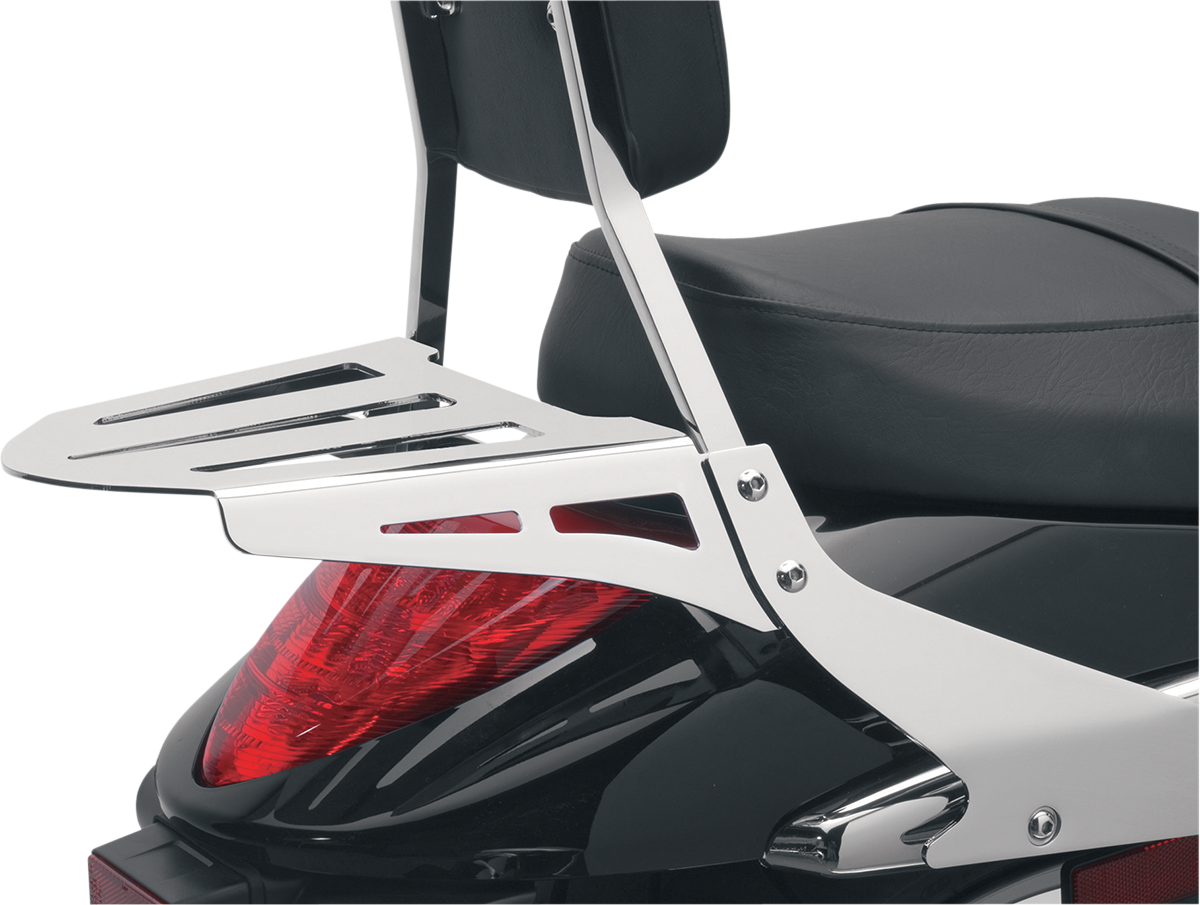 Sissy Bar Luggage Rack - Chrome - Tubular