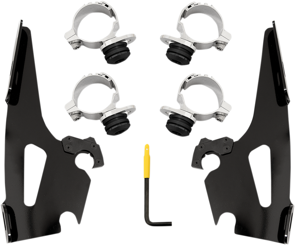 Fats/Slim/Sportshield Mounting Kit - Black - Scout
