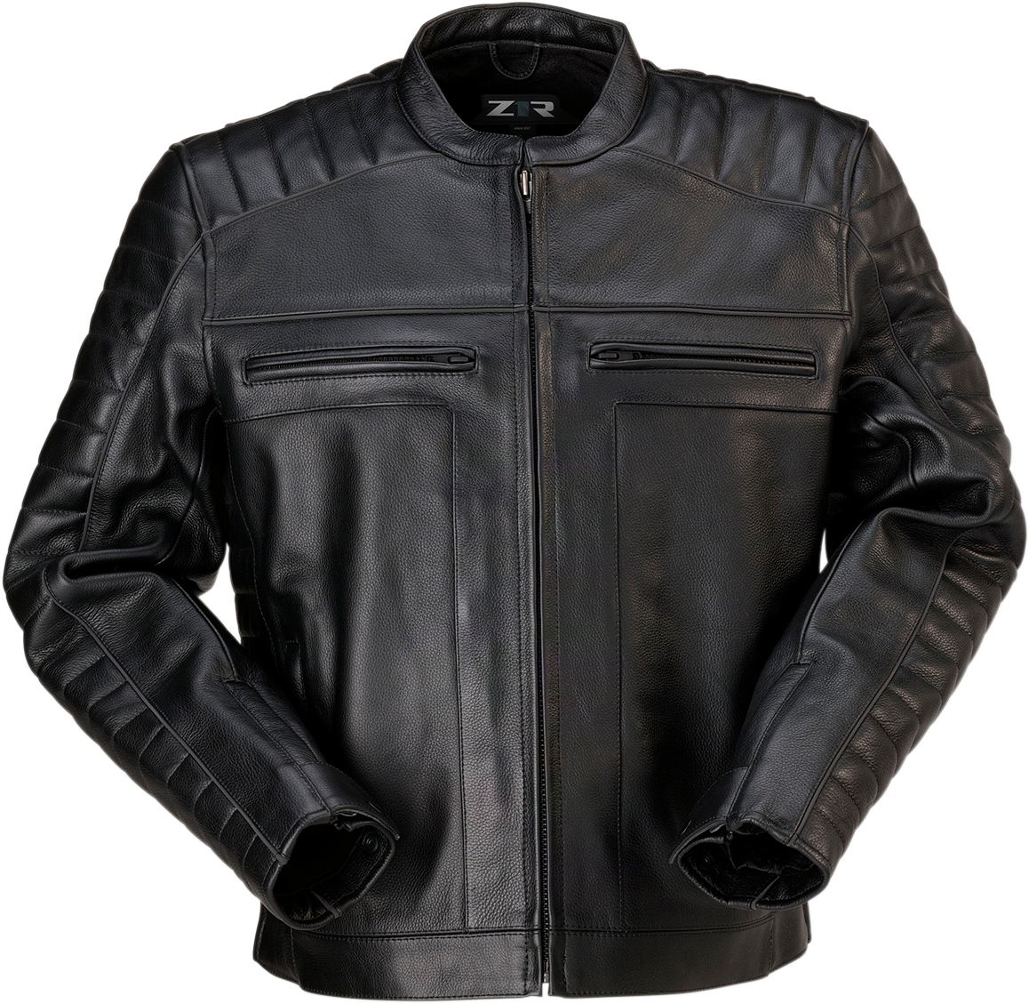 Artillery Leather Jacket - Black - Small