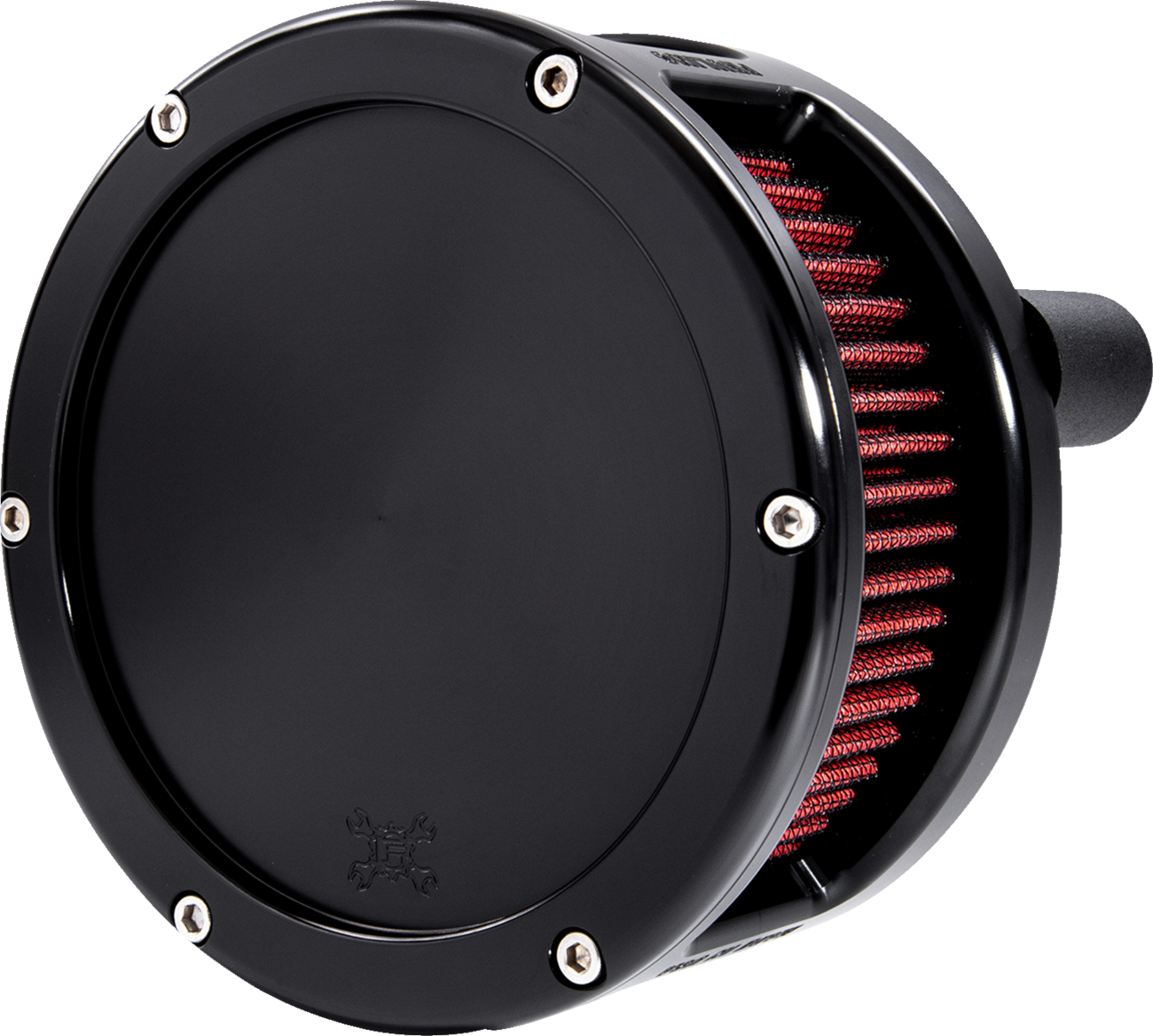 BA Series Air Cleaner Kit - Black Anodized - Black Filter