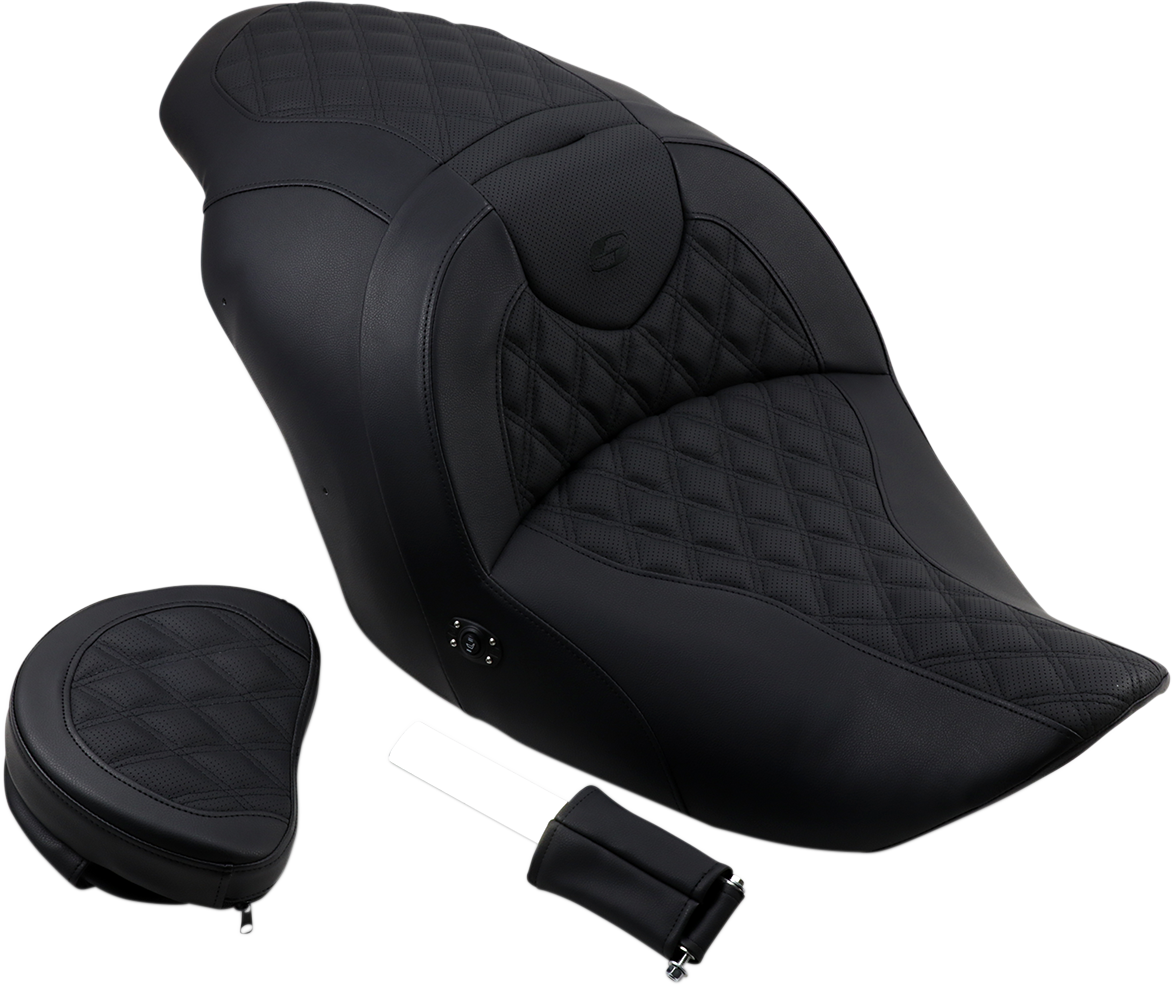 Heated Roadsofa™ Seat - Lattice Stitch - w/o Backrest - GL