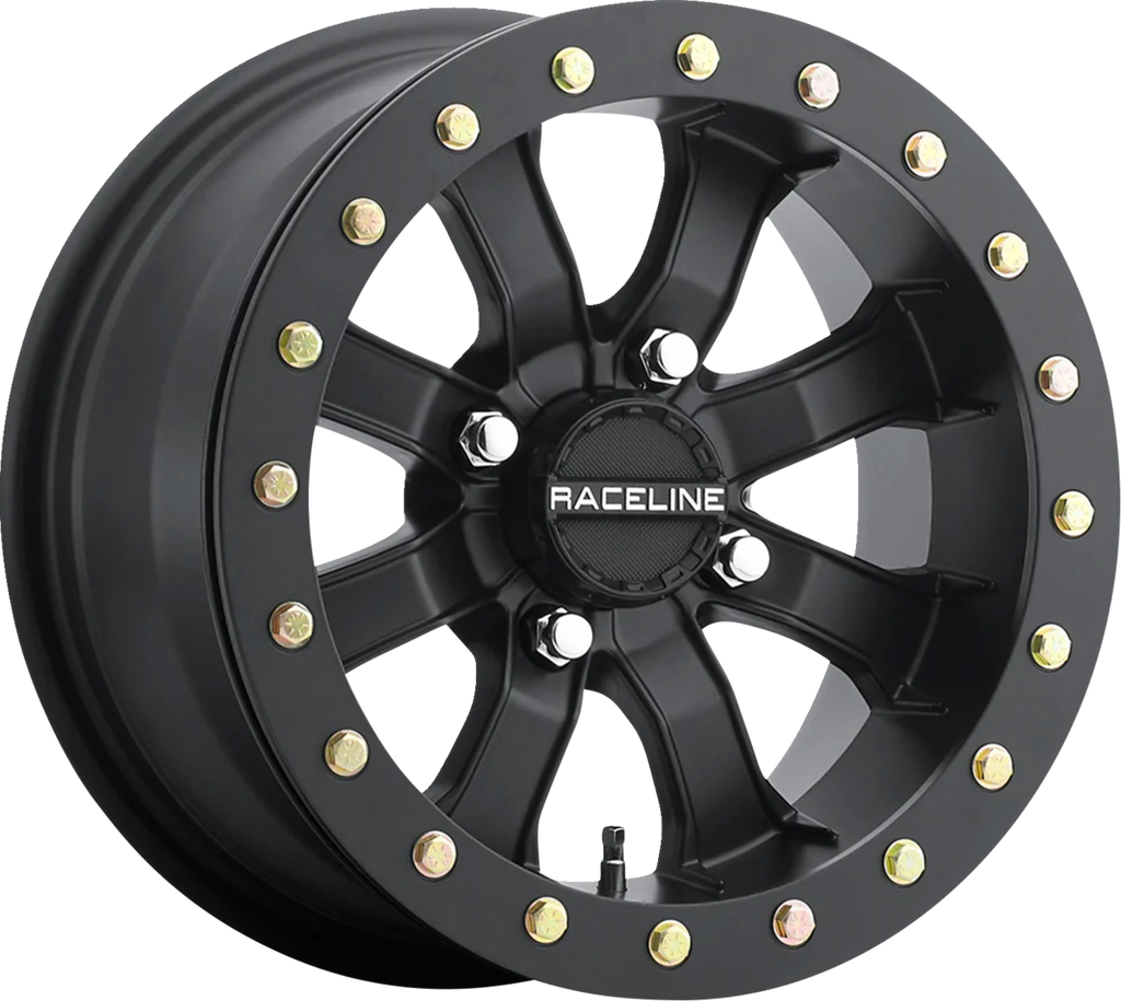 Wheel - Black Mamba - Beadlock - Front/Rear - Black - 15x7 - 4/156 - 0 mm