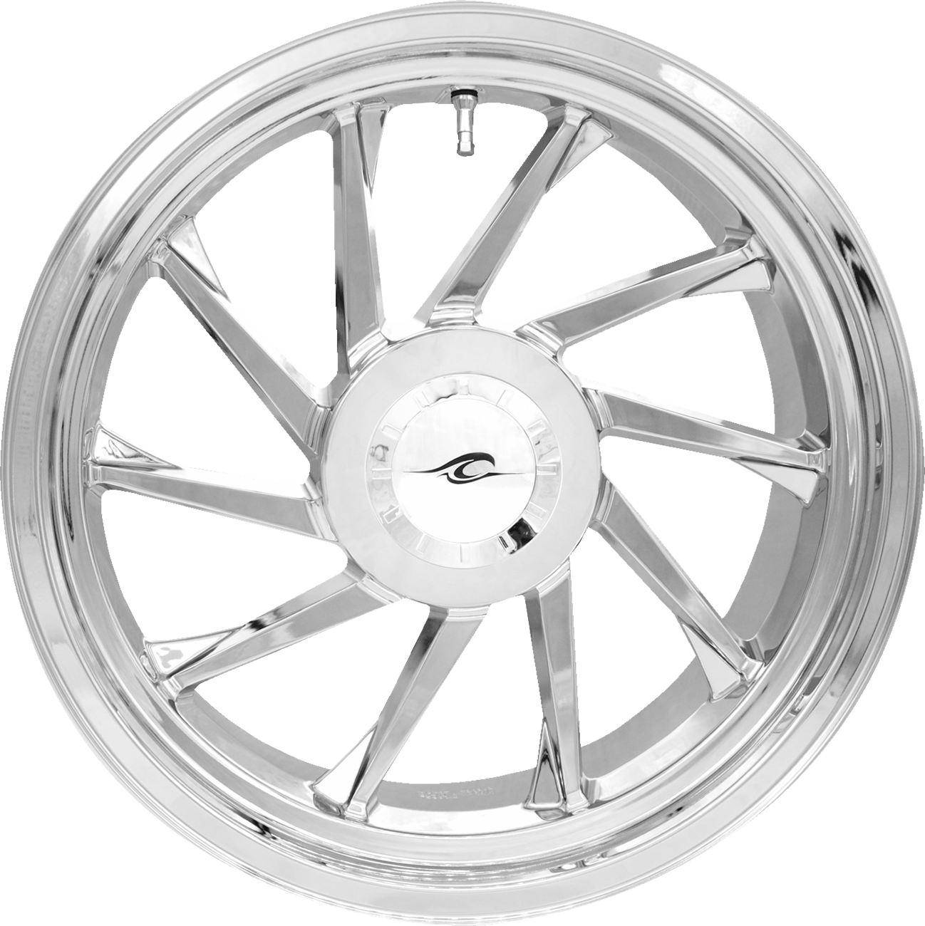 Wheel - Hurricane 3D - Rear Right - Black/Chrome - 18" - Trike