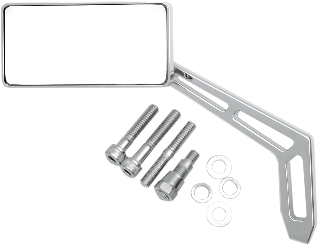 Mirror - Weekend Warrior - Side View - Cut-Out - Oval - Chrome - Right